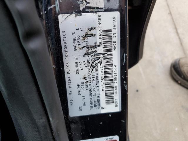 Photo 10 from auction – 2011 MAZDA 3 I with VIN JM1BL1UF2B1478986