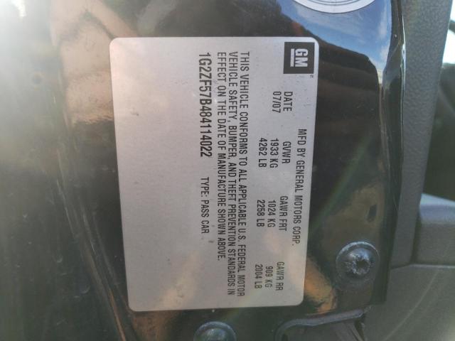 Photo 10 from auction – 2008 PONTIAC G6 VALUE L with VIN 1G2ZF57B484114022