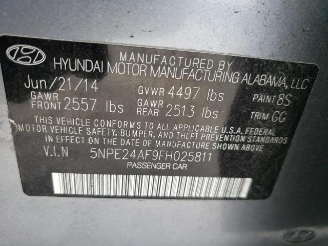 Photo 10 from auction – 2015 HYUNDAI SONATA SE with VIN 5NPE24AF9FH025811