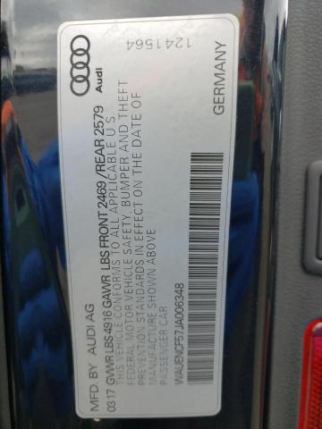 Photo 10 from auction – 2018 AUDI A5 PREMIUM with VIN WAUENCF57JA006348