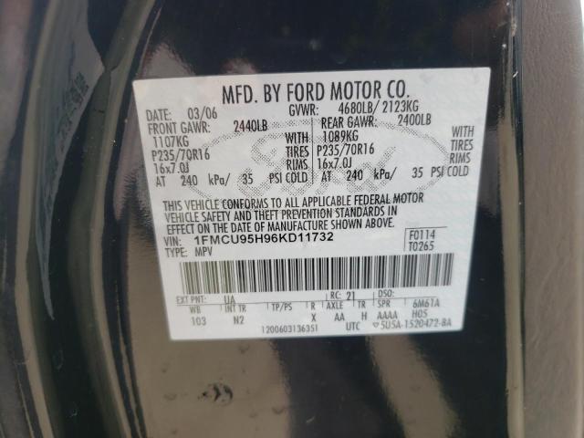 Photo 10 from auction – 2006 FORD ESCAPE HEV with VIN 1FMCU95H96KD11732