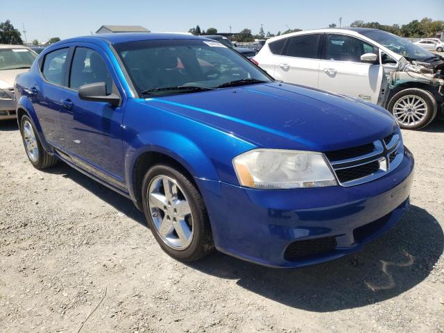 DODGE AVENGER SE 2012 with VIN 1C3CDZAB9CN322931 - Photo from auction