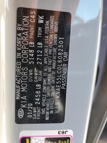 Photo 10 from auction – 2020 KIA STINGER GT with VIN KNAE55LC0L6082501