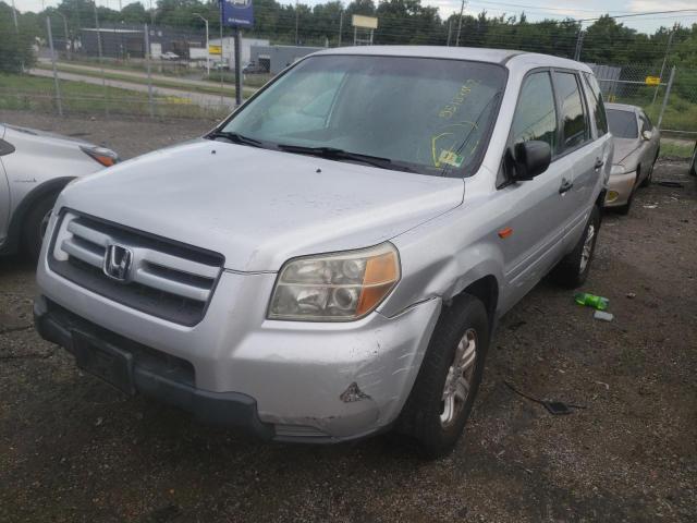Photo 2 from auction – 2007 HONDA PILOT LX with VIN 5FNYF281X7B006426