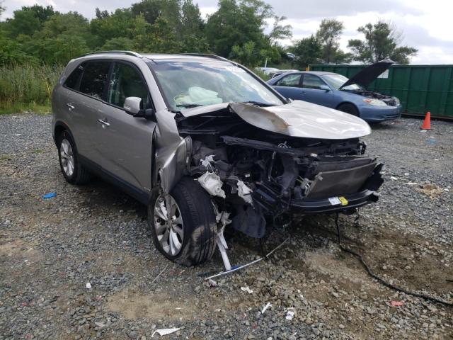 KIA SORENTO EX 2014 with VIN 5XYKUDA77EG529978 - Photo from auction