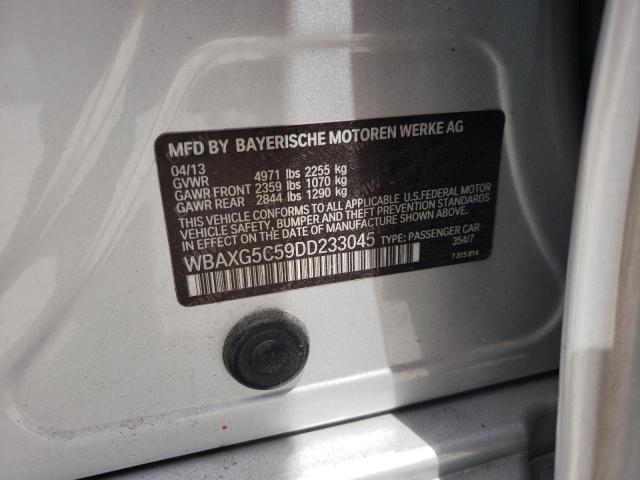 Photo 10 from auction – 2013 BMW 528 I with VIN WBAXG5C59DD233045