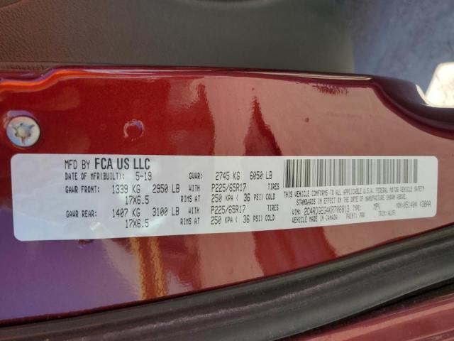 Photo 10 from auction – 2019 DODGE GRAND CARA with VIN 2C4RDGEG4KR706813