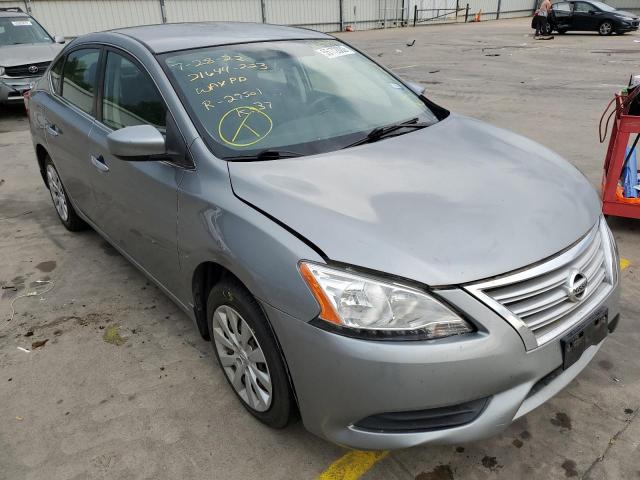 NISSAN SENTRA S 2013 with VIN 3N1AB7AP1DL768553 - Photo from auction