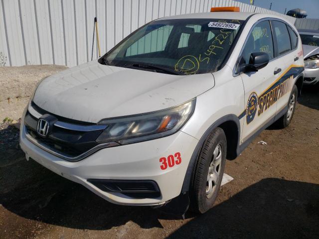 Photo 2 from auction – 2015 HONDA CR-V LX with VIN 5J6RM4H30FL042185