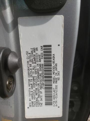 Photo 10 from auction – 2002 LEXUS ES 300 with VIN JTHBF30G825022998