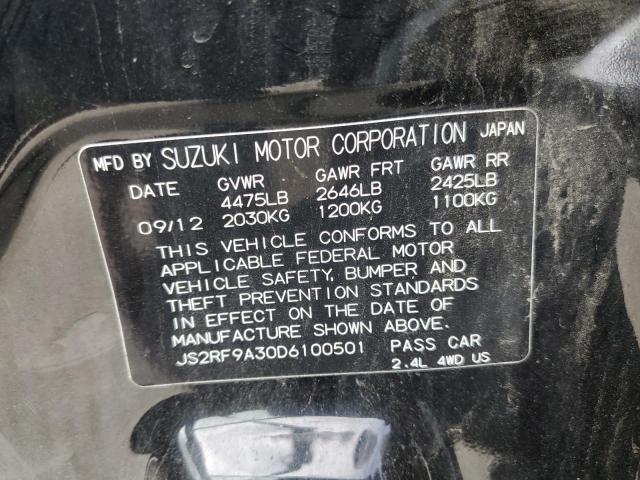 Photo 10 from auction – 2013 SUZUKI KIZASHI SE with VIN JS2RF9A30D6100501