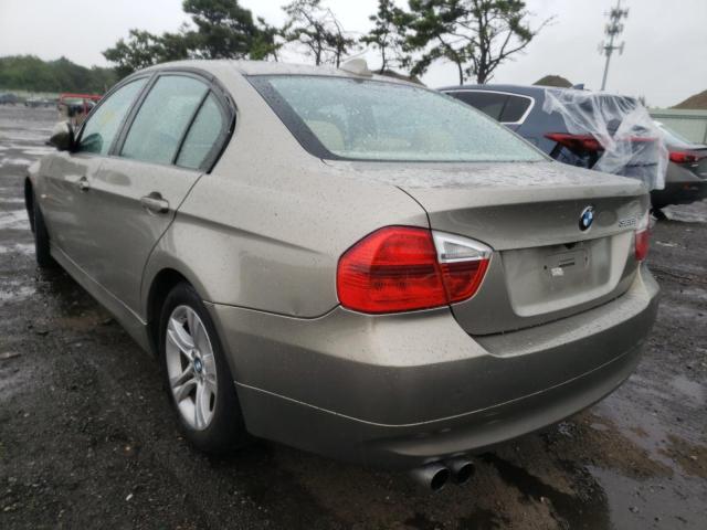 Photo 3 from auction – 2008 BMW 3 SERIES with VIN WBAVA37558NL45364