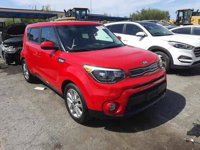KIA SOUL + 2019 with VIN KNDJP3A54K7000881 - Photo from auction