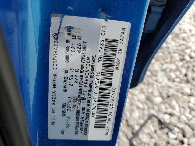 Photo 10 from auction – 2012 MAZDA 3 I with VIN JM1BL1V77C1672616