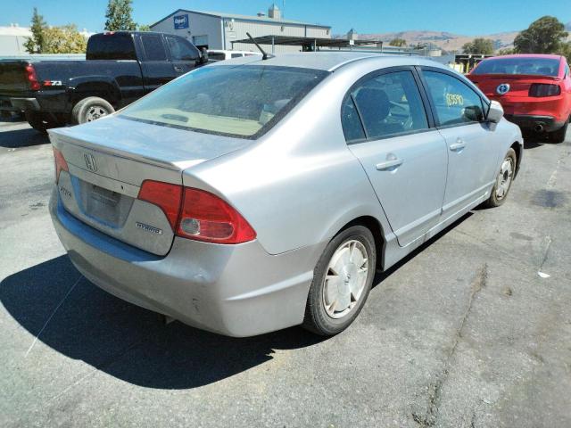 Photo 4 from auction – 2007 HONDA CIVIC HYBR with VIN JHMFA36257S022932