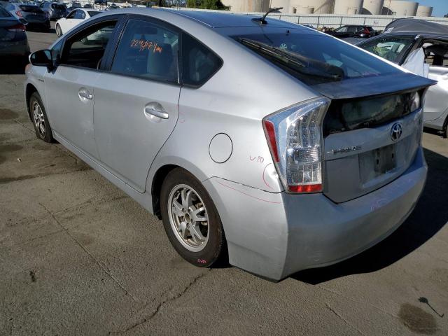 Photo 3 from auction – 2011 TOYOTA PRIUS with VIN JTDKN3DU2B1325612