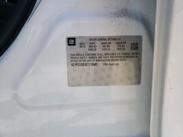 Photo 10 from auction – 2014 CHEVROLET CRUZE LT with VIN 1G1PC5SB3E7118441