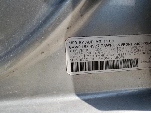 Photo 10 from auction – 2010 AUDI A4 PREMIUM with VIN WAUBFAFL0AN036898