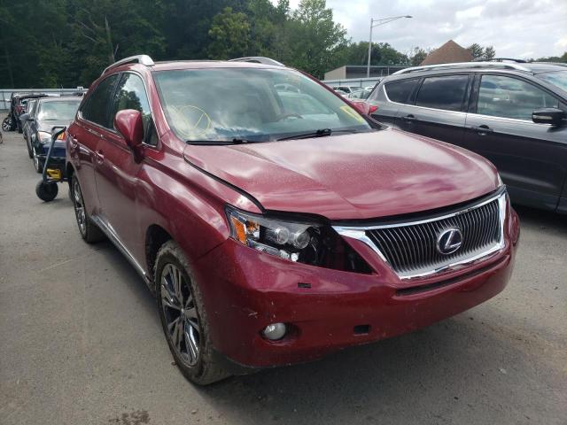 LEXUS RX 450 2010 with VIN JTJBC1BA9A2411248 - Photo from auction