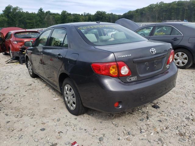 Photo 3 from auction – 2009 TOYOTA COROLLA BA with VIN JTDBL40E299060616