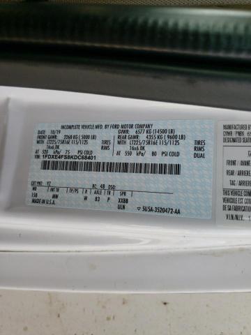 Photo 10 from auction – 2020 FORD FOUR WINDS with VIN 1FDXE4FS8KDC68401
