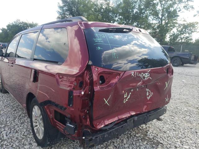 Photo 9 from auction – 2016 TOYOTA SIENNA XLE with VIN 5TDYK3DC0GS717489