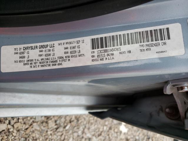 Photo 10 from auction – 2013 CHRYSLER 200 TOURIN with VIN 1C3CCBBB1DN547015