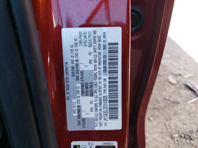 Photo 10 from auction – 2012 MAZDA 5 with VIN JM1CW2DL3C0142505