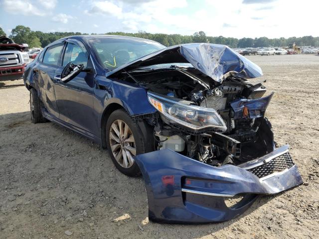 KIA OPTIMA EX 2018 with VIN 5XXGU4L30JG230329 - Photo from auction