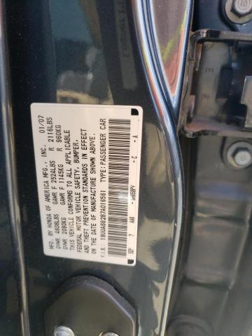 Photo 10 from auction – 2007 ACURA TL with VIN 19UUA66287A016561