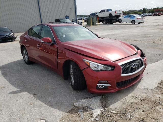 INFINITI Q50 BASE 2015 with VIN JN1BV7AP8FM351323 - Photo from auction