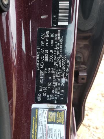 Photo 10 from auction – 2018 KIA FORTE with VIN 3KPFL4A70JE239383