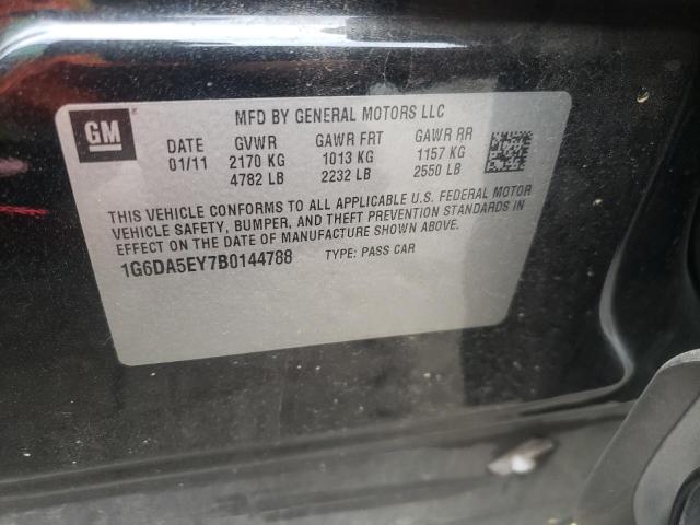 Photo 10 from auction – 2011 CADILLAC CTS with VIN 1G6DA5EY7B0144788