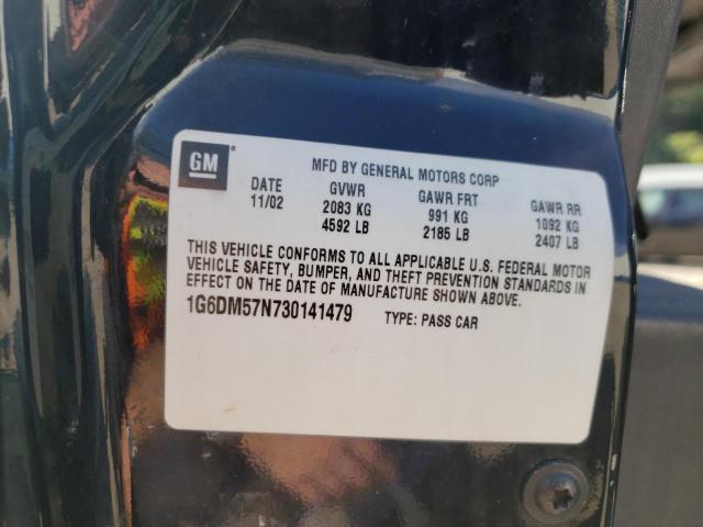 Photo 10 from auction – 2003 CADILLAC CTS with VIN 1G6DM57N730141479