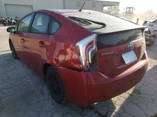 Photo 3 from auction – 2013 TOYOTA PRIUS with VIN JTDKN3DU5D1620724