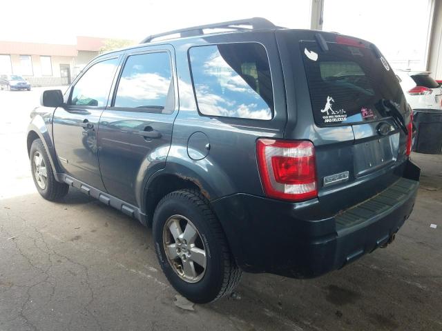 Photo 3 from auction – 2008 FORD ESCAPE XLT with VIN 1FMCU931X8KA27583