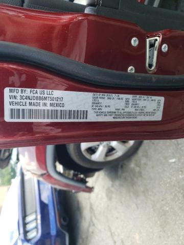 Photo 10 from auction – 2021 JEEP COMPASS LA with VIN 3C4NJDBB6MT501217