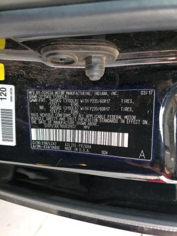 Photo 10 from auction – 2017 TOYOTA SIENNA XLE with VIN 5TDYZ3DC1HS839937