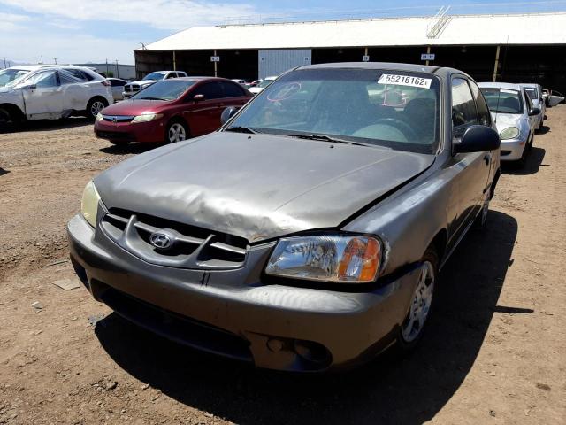 Photo 2 from auction – 2002 HYUNDAI ACCENT L with VIN KMHCF35G62U210354