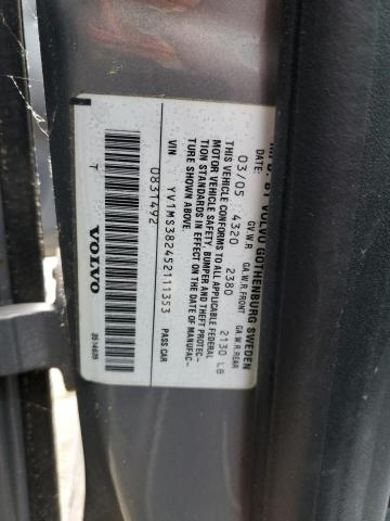 Photo 10 from auction – 2005 VOLVO S40 with VIN YV1MS382452111353