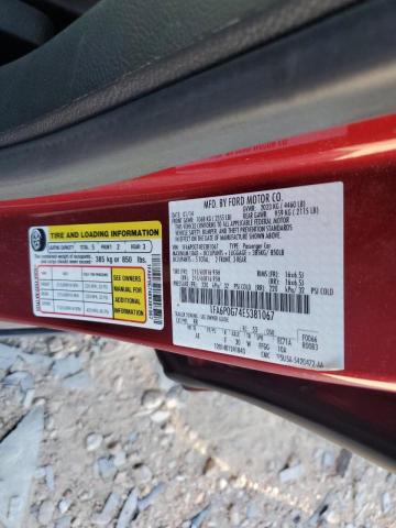 Photo 10 from auction – 2014 FORD FUSION S with VIN 1FA6P0G74E5381067