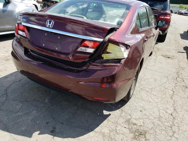 Photo 9 from auction – 2013 HONDA CIVIC LX with VIN 19XFB2F57DE237519