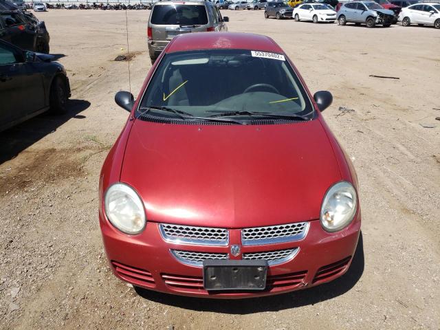 Photo 9 from auction – 2005 DODGE NEON SXT with VIN 1B3ES56C45D195567