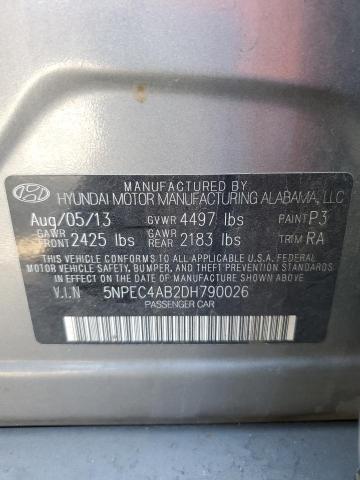 Zdjęcie 10 z aukcji – 2013 HYUNDAI SONATA SE z VIN 5NPEC4AB2DH790026
