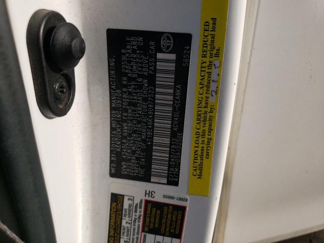 Photo 10 from auction – 2009 TOYOTA CAMRY BASE with VIN 4T1BE46K49U877523