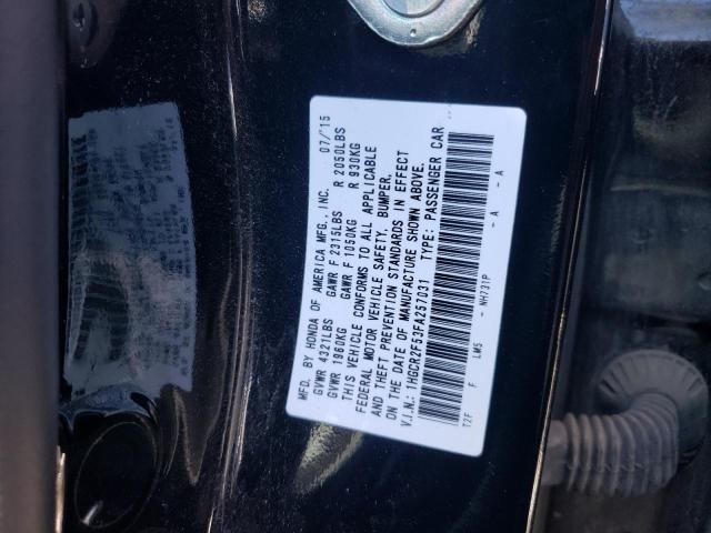 Photo 10 from auction – 2015 HONDA ACCORD SPO with VIN 1HGCR2F53FA257031