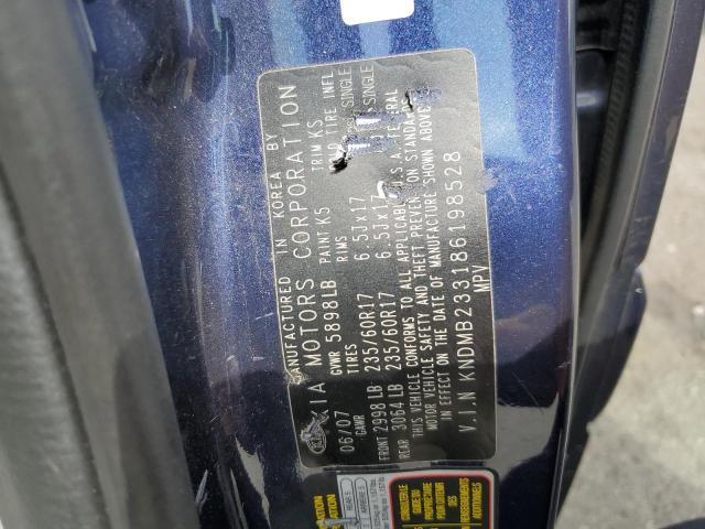 Photo 10 from auction – 2008 KIA SEDONA EX with VIN KNDMB233186198528