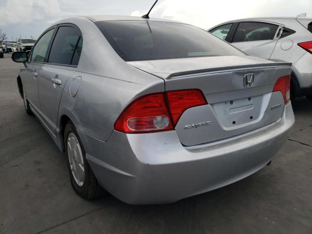 Photo 3 from auction – 2008 HONDA CIVIC HYBR with VIN JHMFA36298S002071