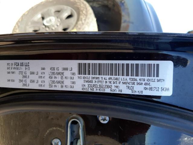 Photo 10 from auction – 2016 RAM 2500 SLT with VIN 3C6UR5DL9GG123642
