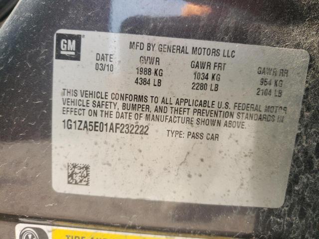 Photo 10 from auction – 2010 CHEVROLET MALIBU LS with VIN 1G1ZA5E01AF232222